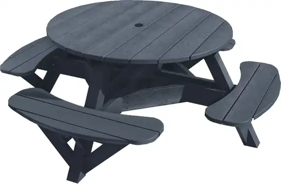 51″ Round Picnic Table