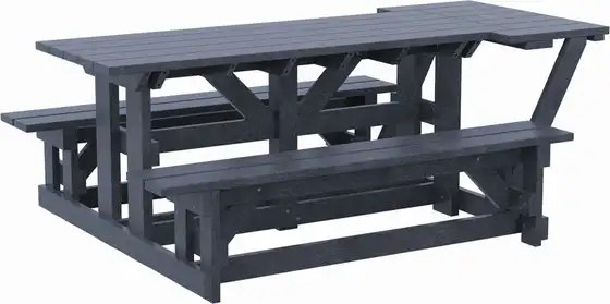 72″ Rectangular Picnic Table – Wheelchair Accessible