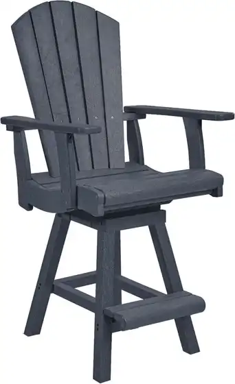 Swivel Counter Arm Chair