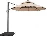 Nuti 10 Ft Round Umbrella w/ LED Light
